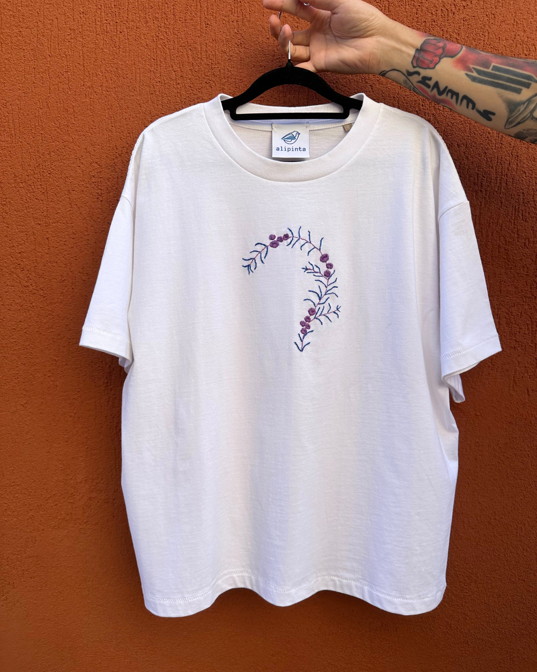 T-shirt Ricamo Ginepro