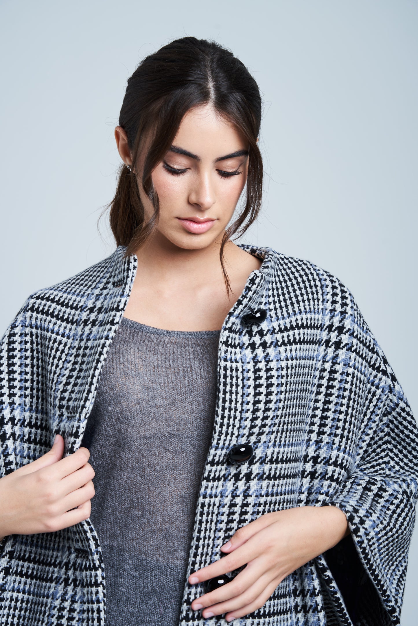 Pre order Calù • Cappotto in lana principe di galles