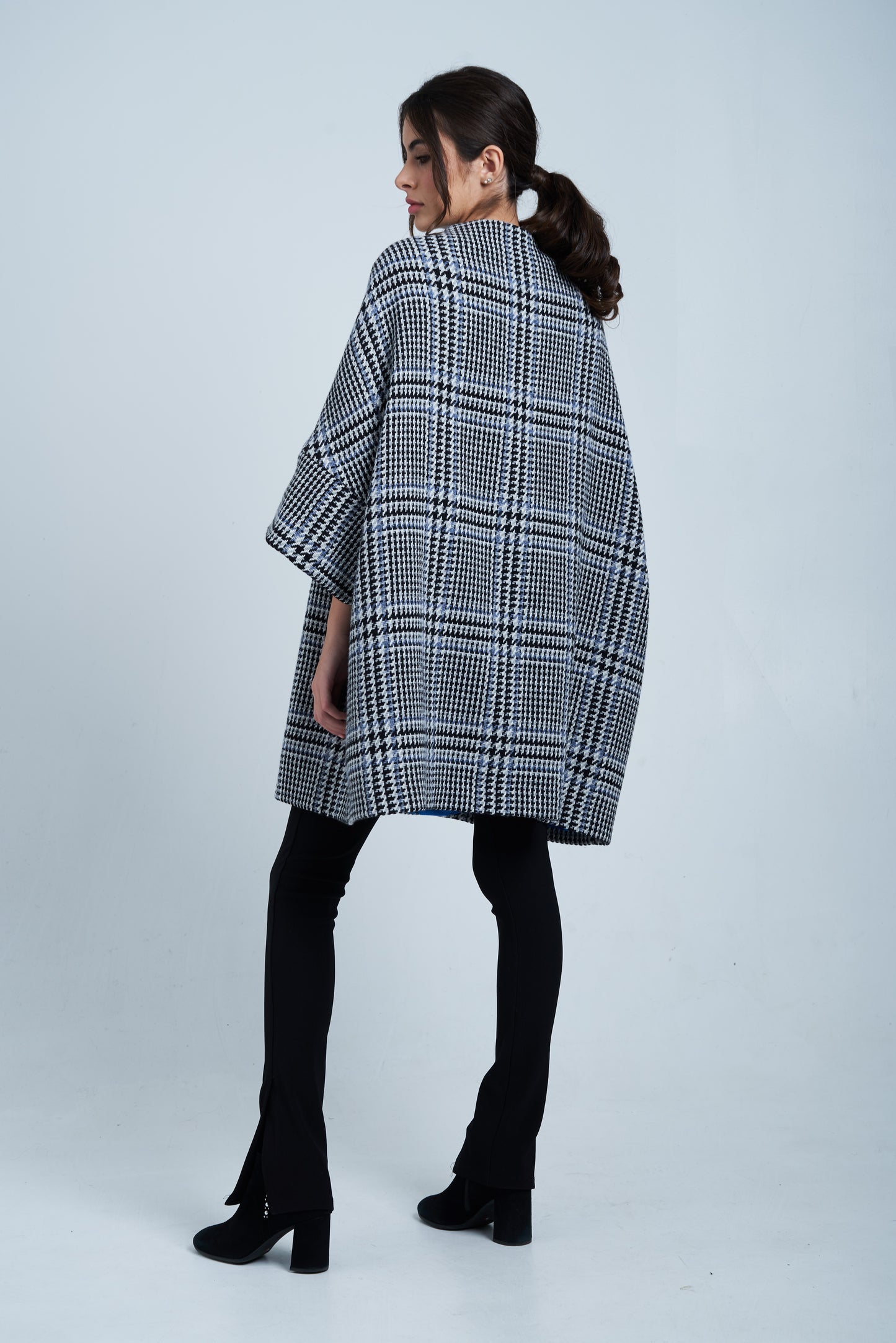 Pre order Calù • Cappotto in lana principe di galles