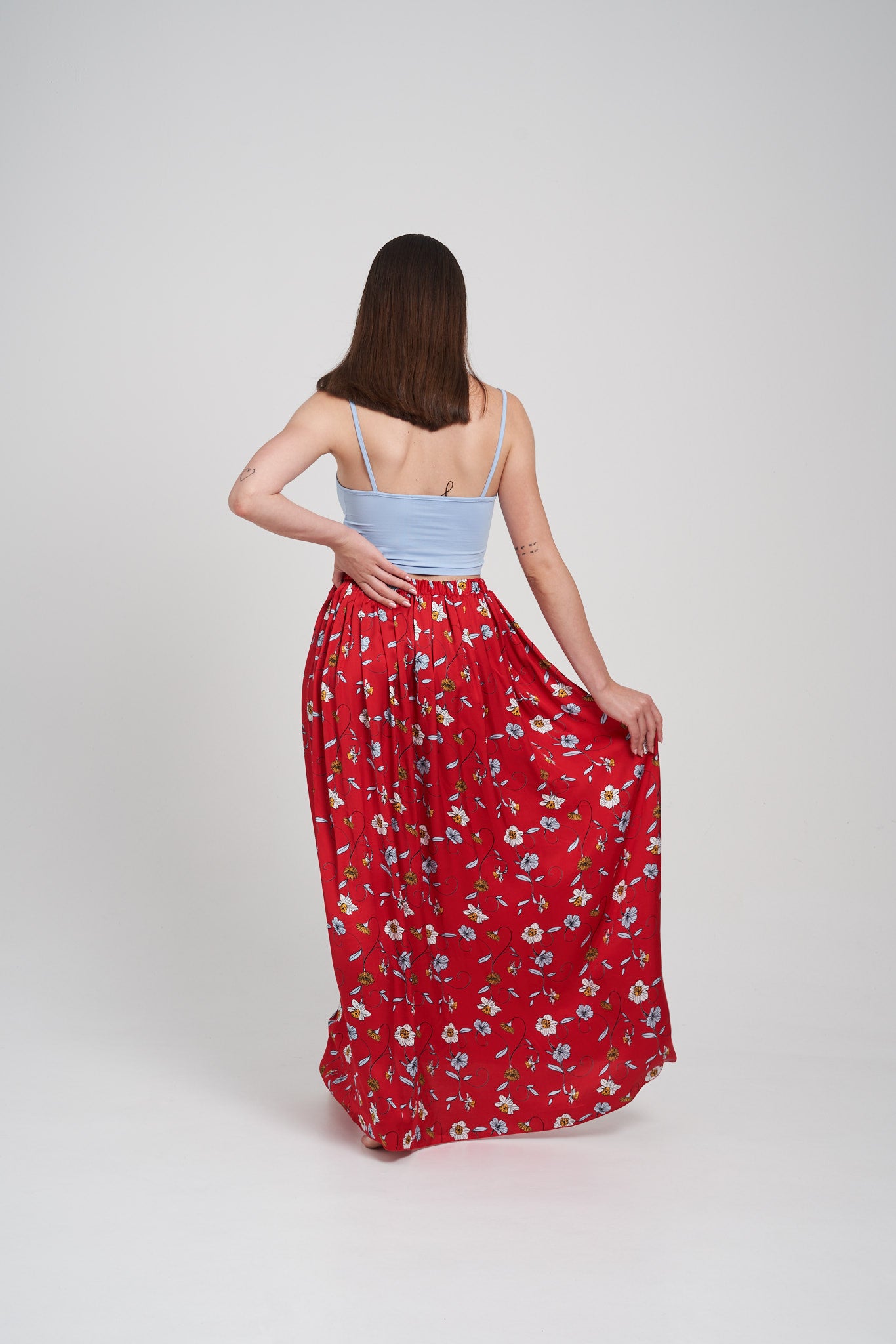 Suài Skirt - Levante Red