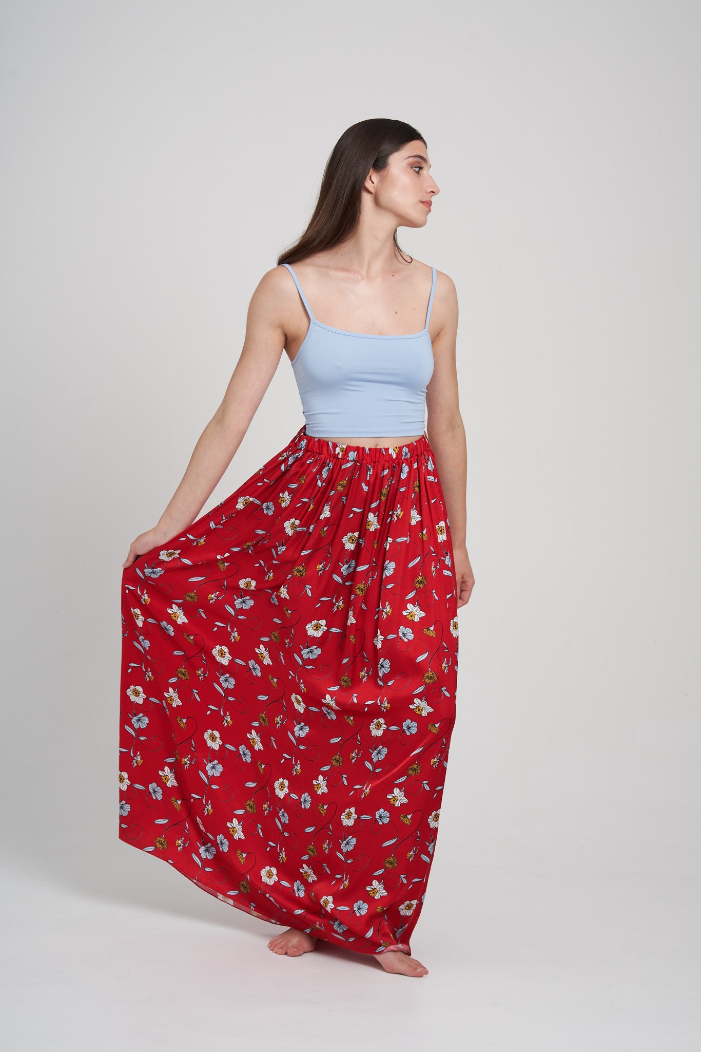 Suài Skirt - Levante Red