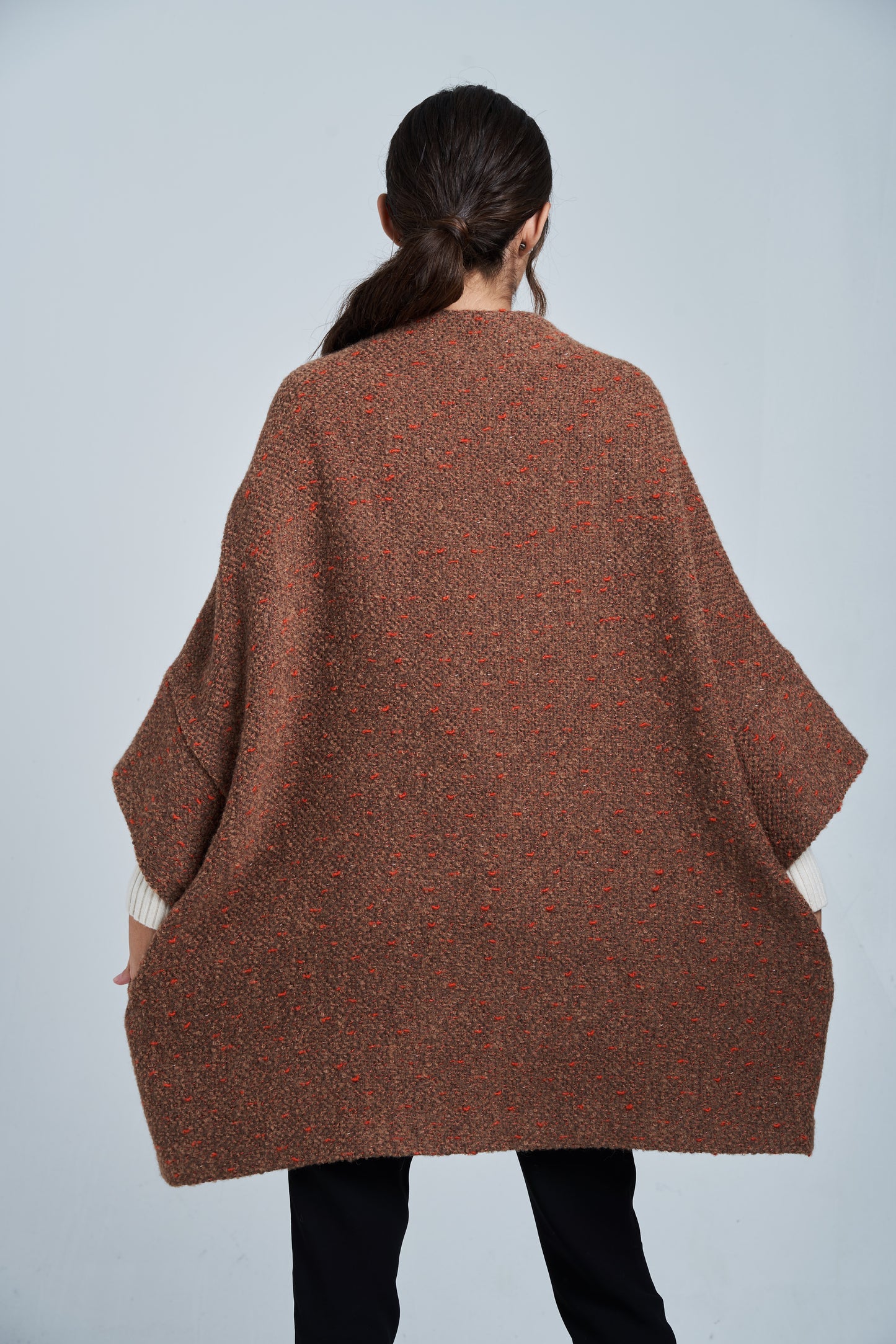 Pre-Order Calù • Cappotto in lana e alpaca terracotta
