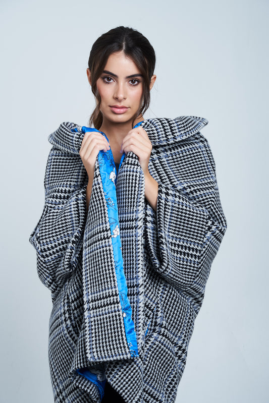 Pre order Calù • Cappotto in lana principe di galles