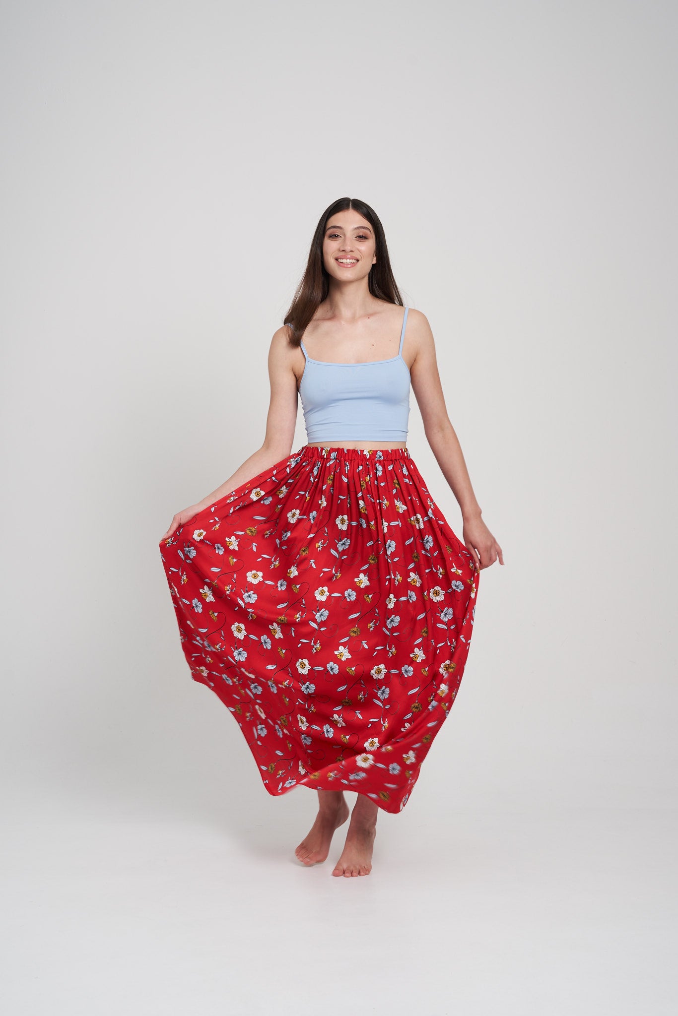 Suài Skirt - Levante Red