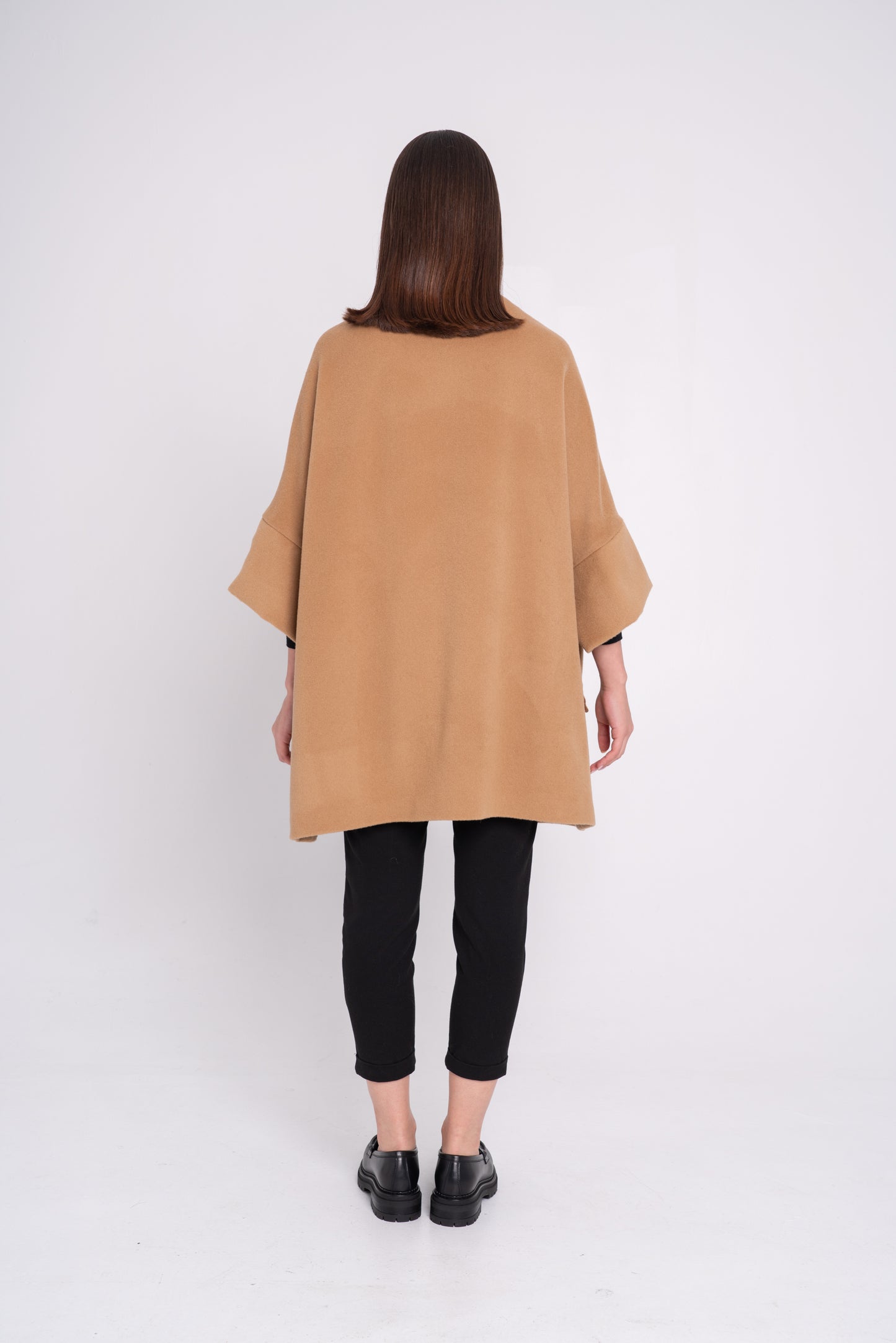 Calù Persefone • Cappotto in lana e cachemire cammello6