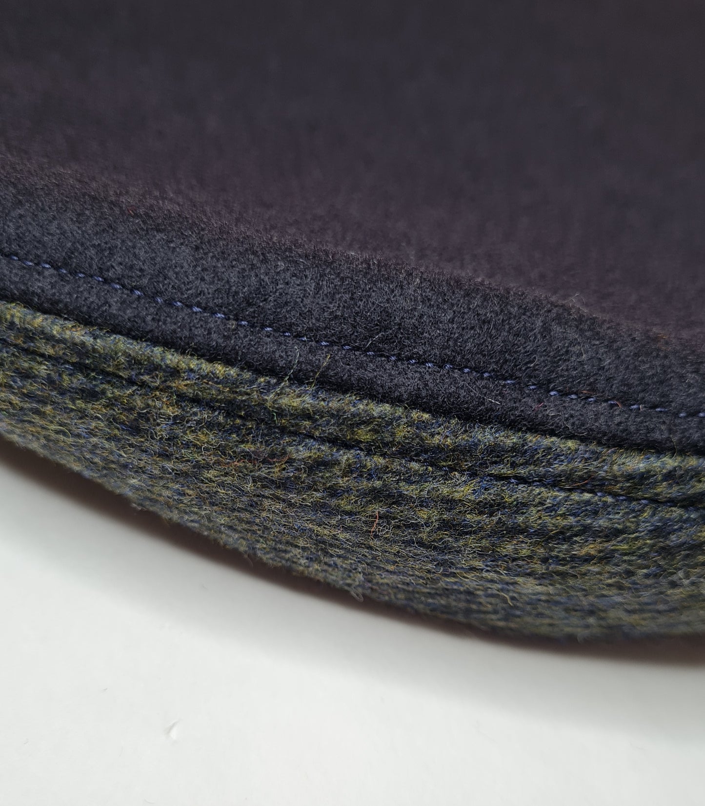 Alligrà • Basco mix&match blu notte/verde sagliato