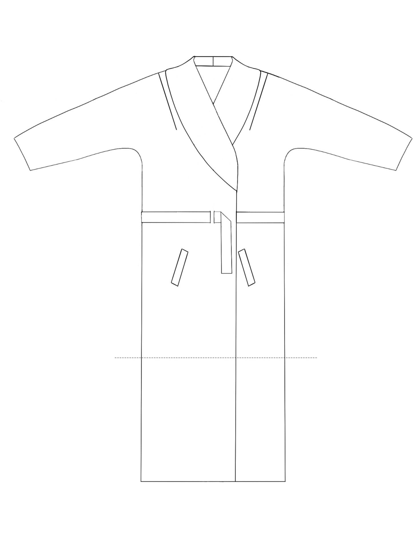 Su Misura Rosè con manica a kimono