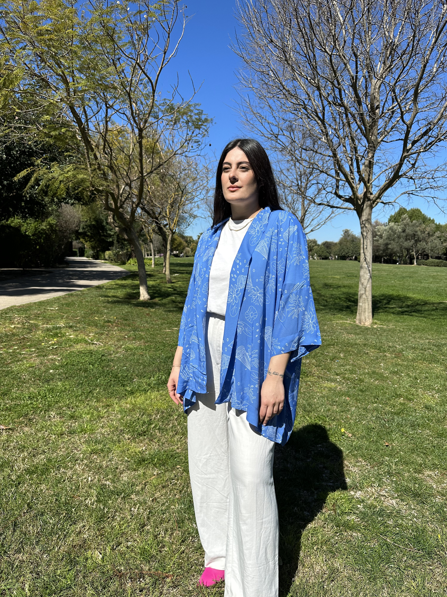 Kimono Rissoli - Acqua azzurro
