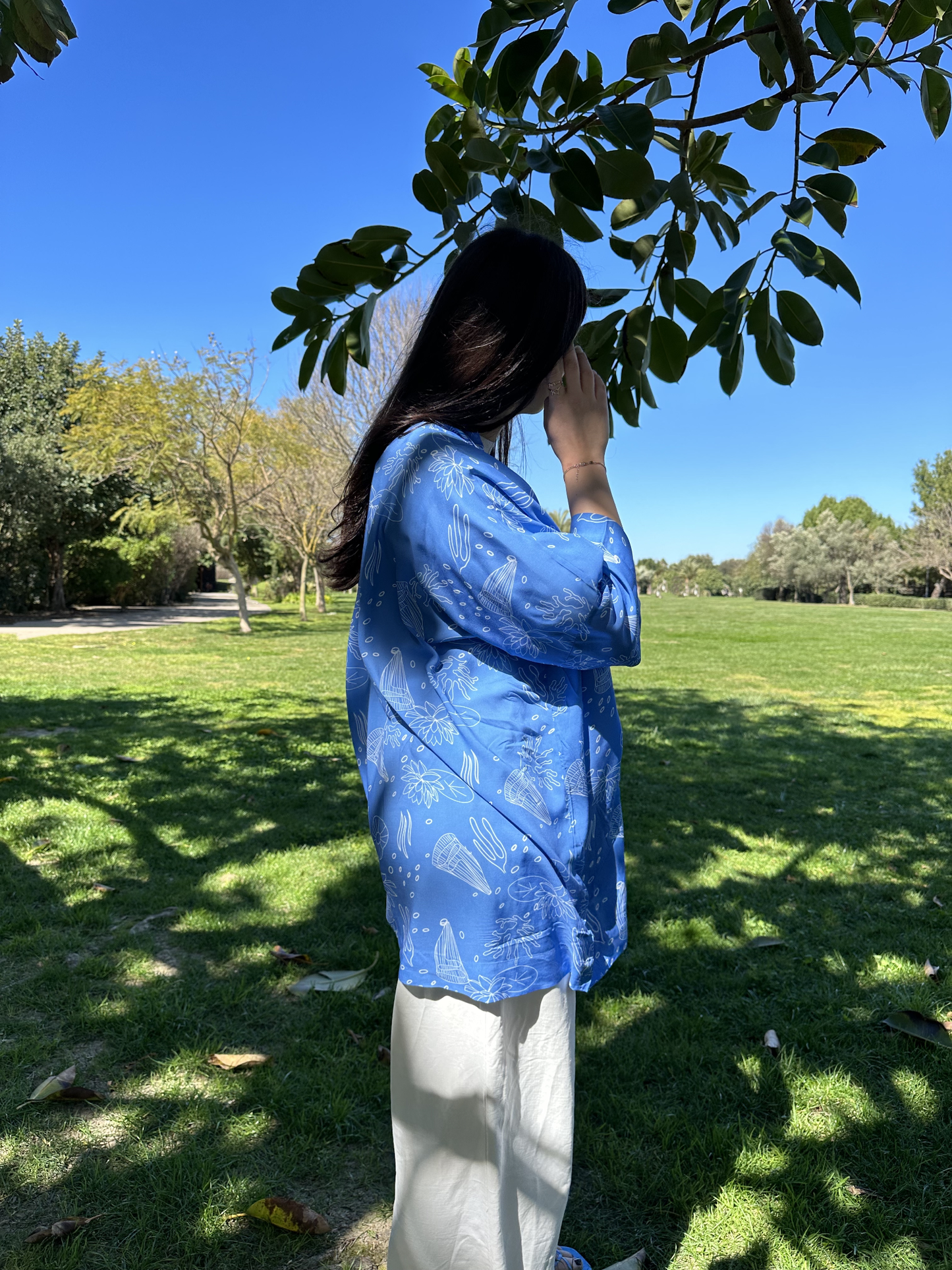 Kimono Rissoli - Acqua azzurro