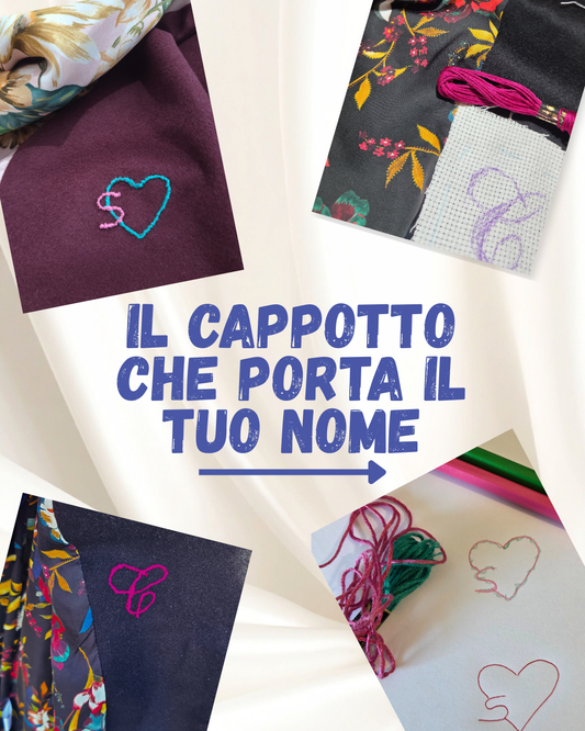 La tua firma - Servizio di ricamo a mano delle iniziali