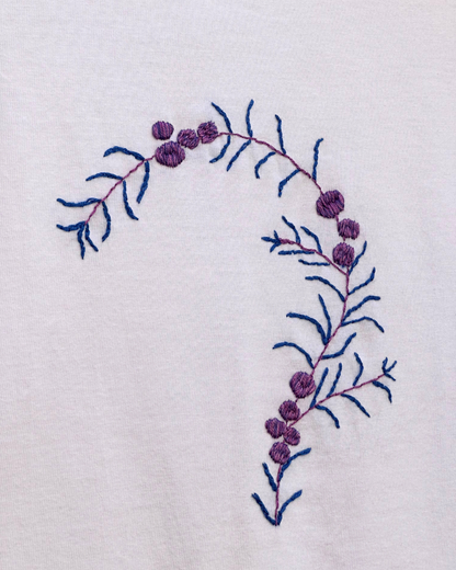 T-shirt Ricamo Ginepro