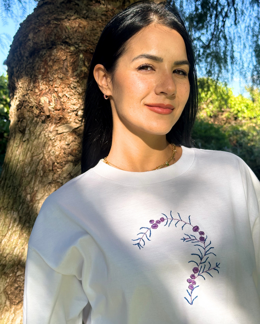 T-shirt Ricamo Ginepro