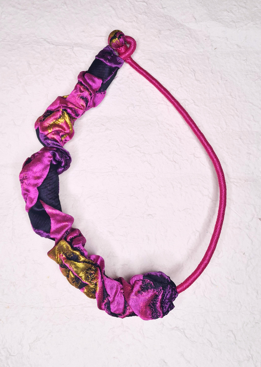 Collana Sciumara Fucsia