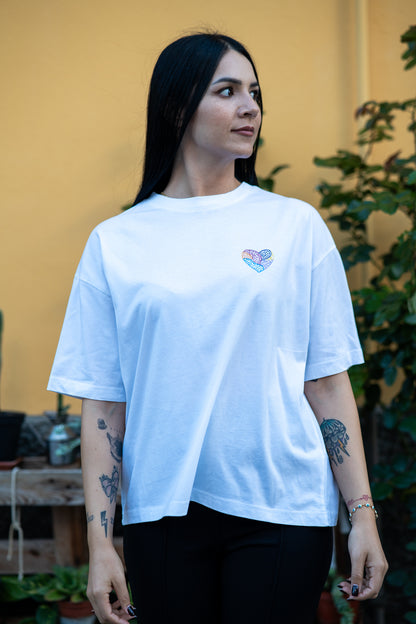 Ricamo cuore ARDENTE