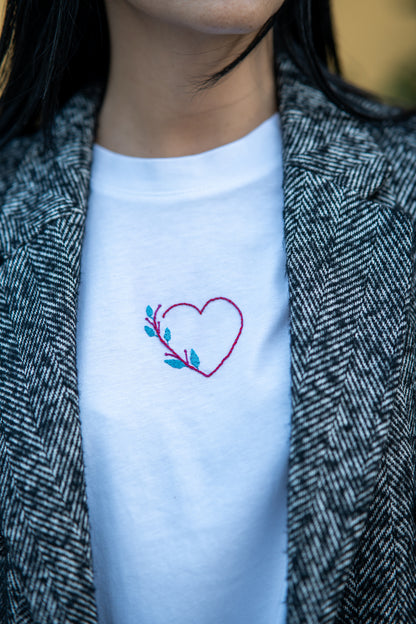 Ricamo cuore SINCERO