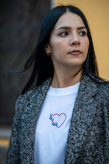 Ricamo cuore SINCERO