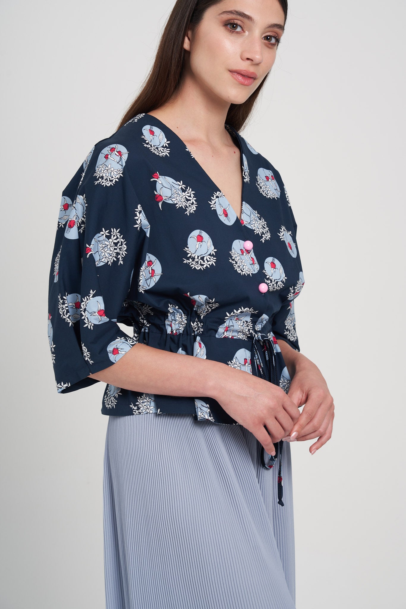 Blusa Suài - Maestrale Blu