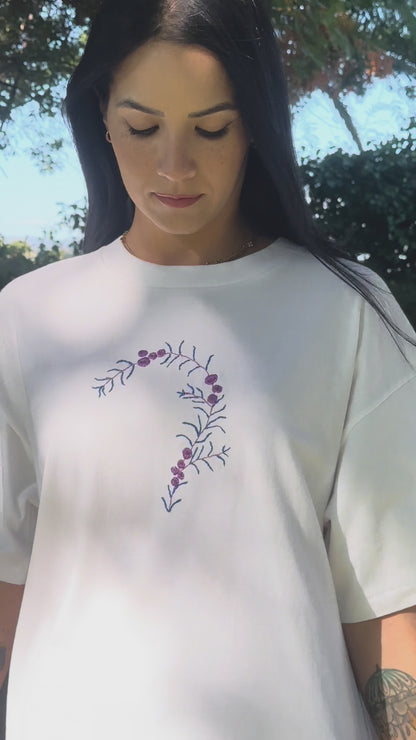 T-shirt Ricamo Ginepro